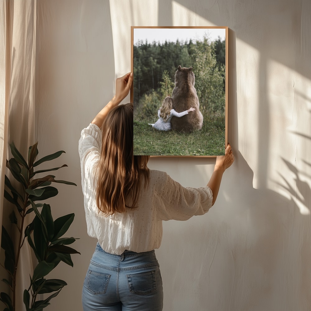 Fredfyldt Skov Favn Plakat