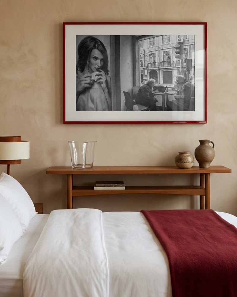 Plakat med refleksioner fra City Cafe