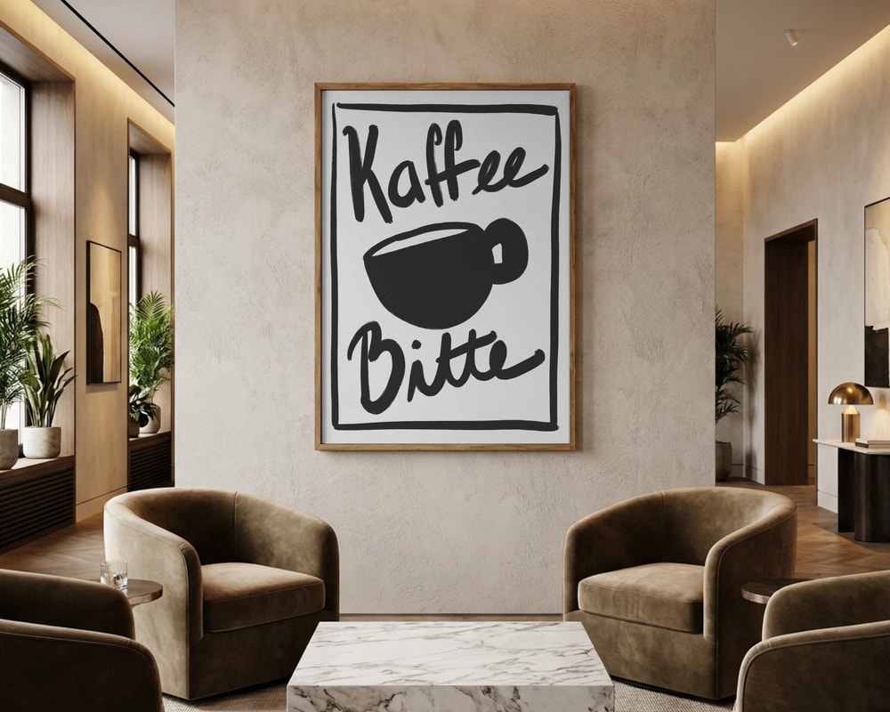 Kaffe tak plakat