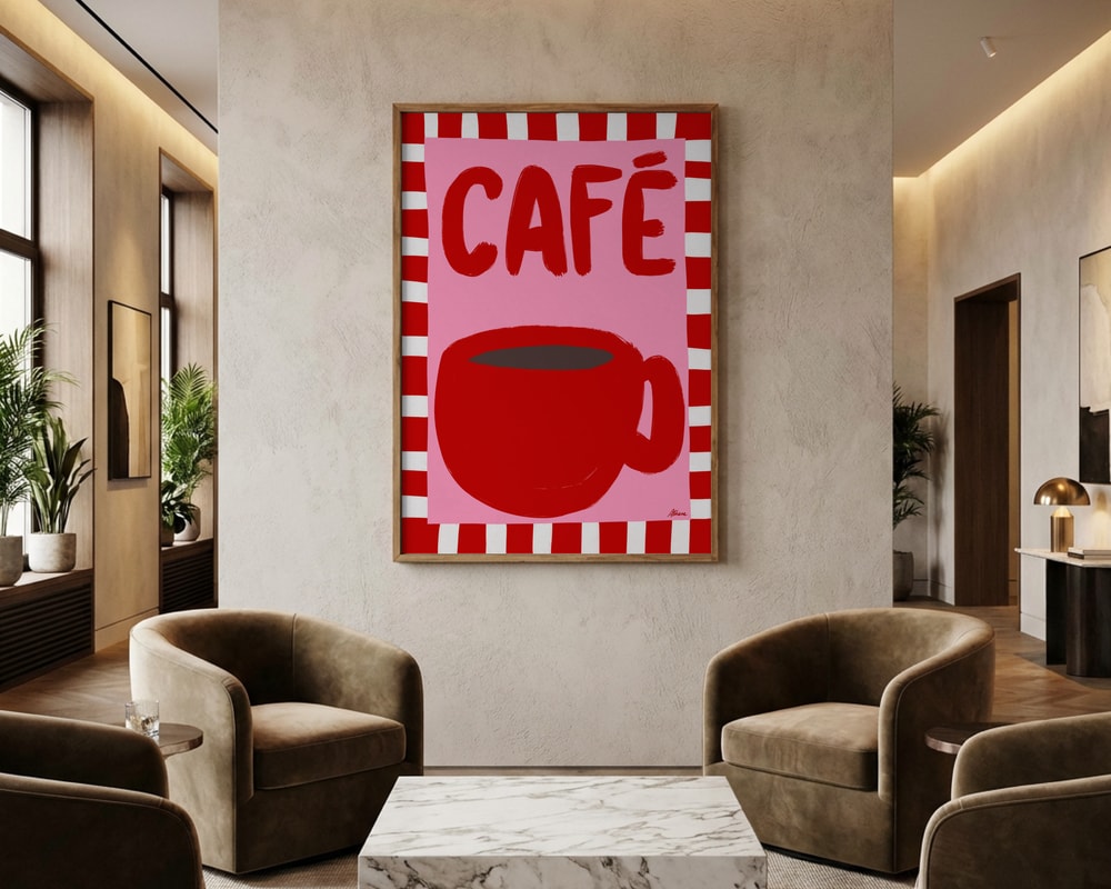 Café-plakat