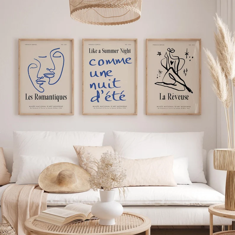 Fransk plakat "Les Romantiques"