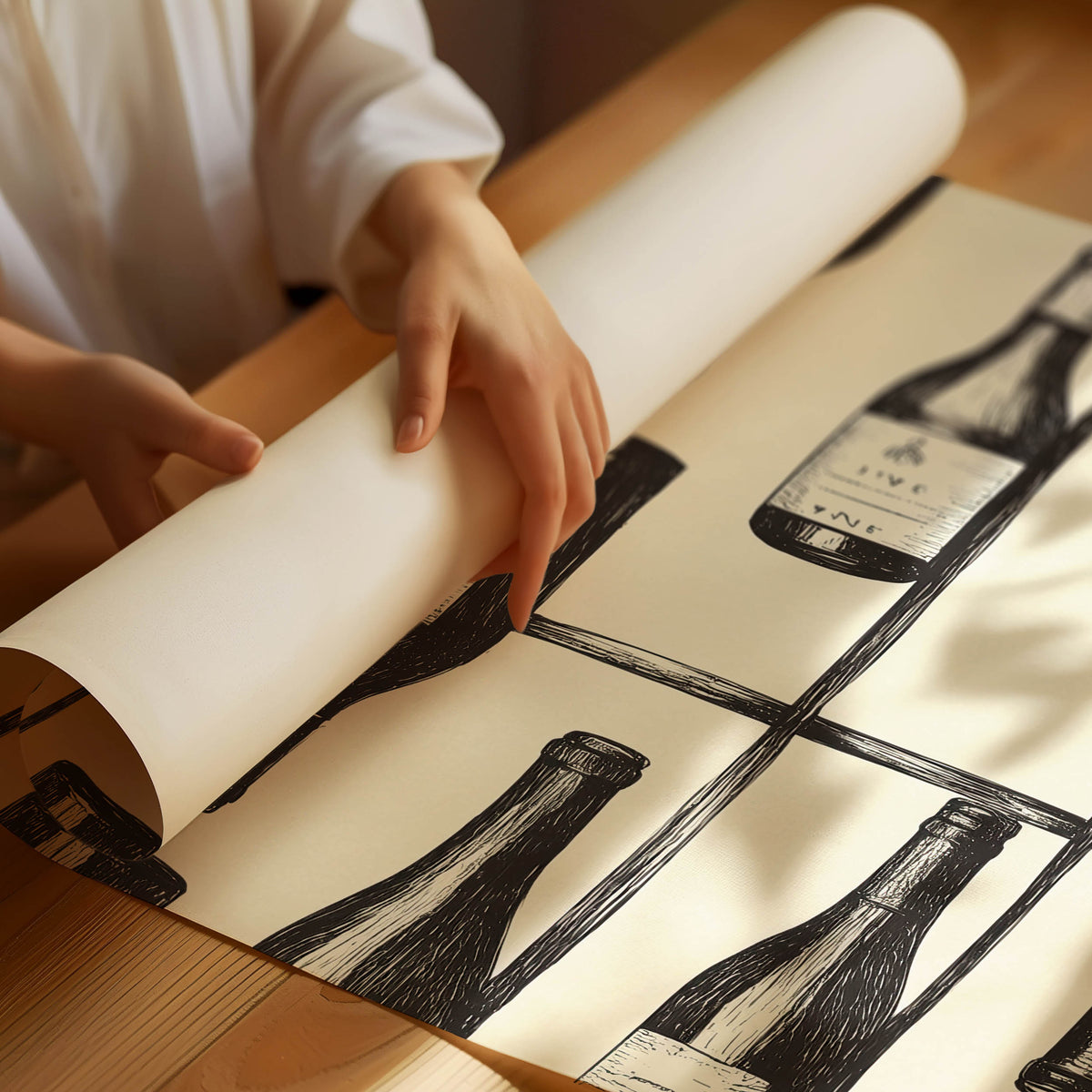 Wine bottle Poster
