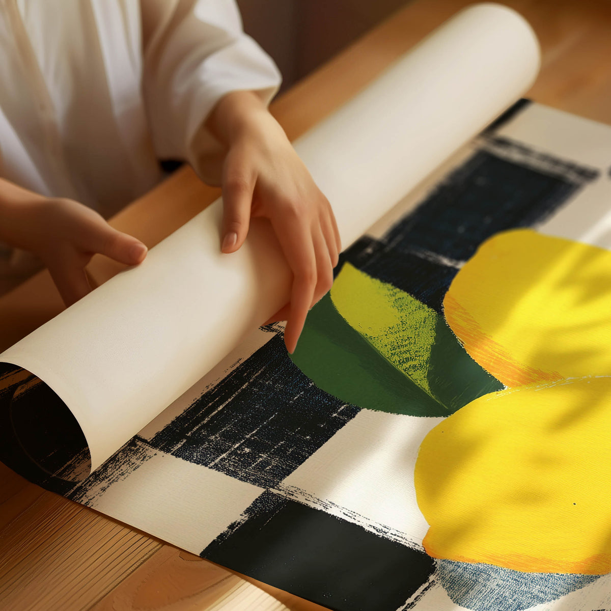 Trendy Lemon Poster