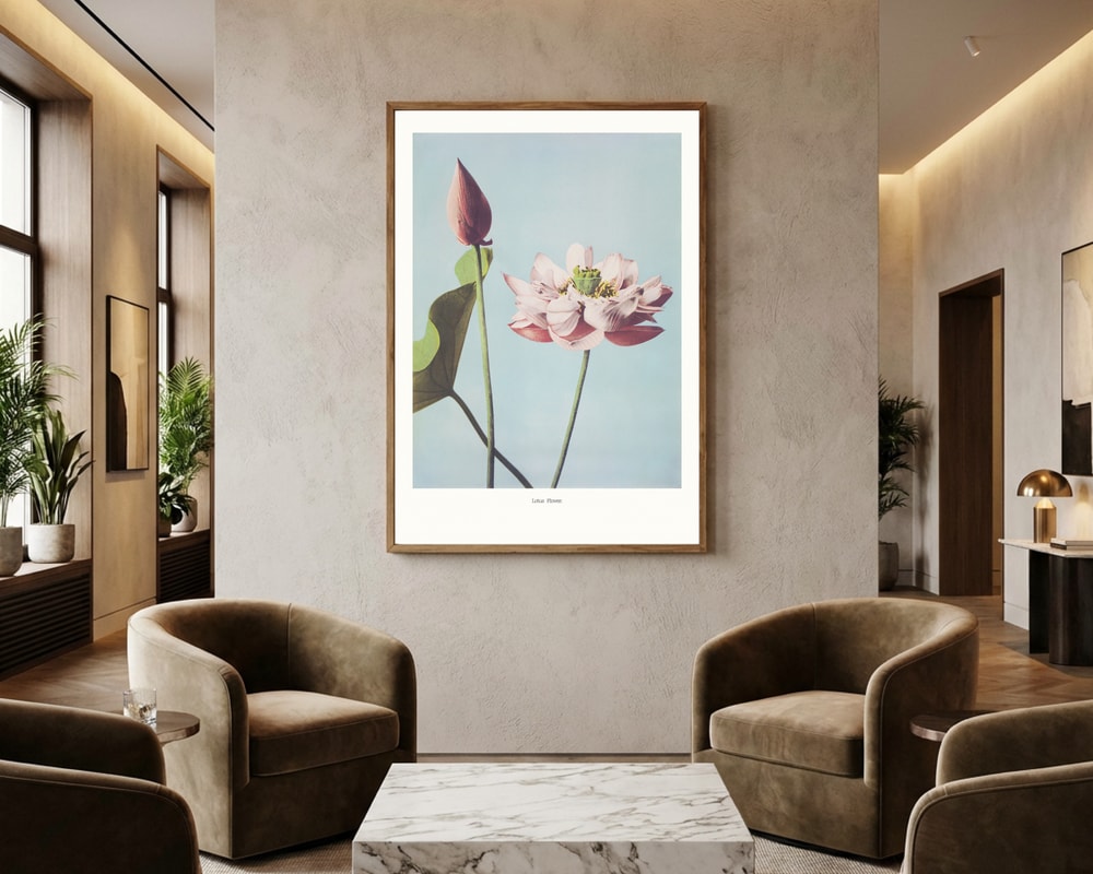 Lotus Flowers Poster