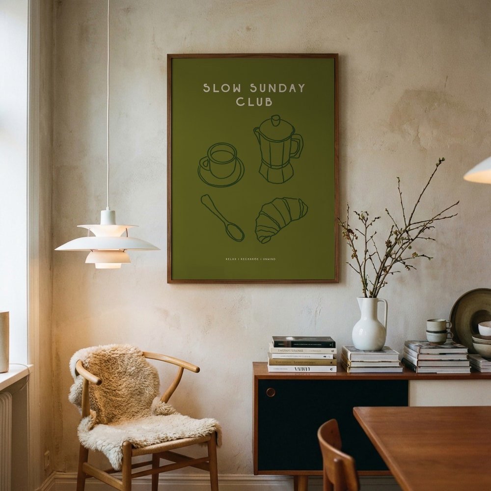 Leisurely Brew Morning Poster