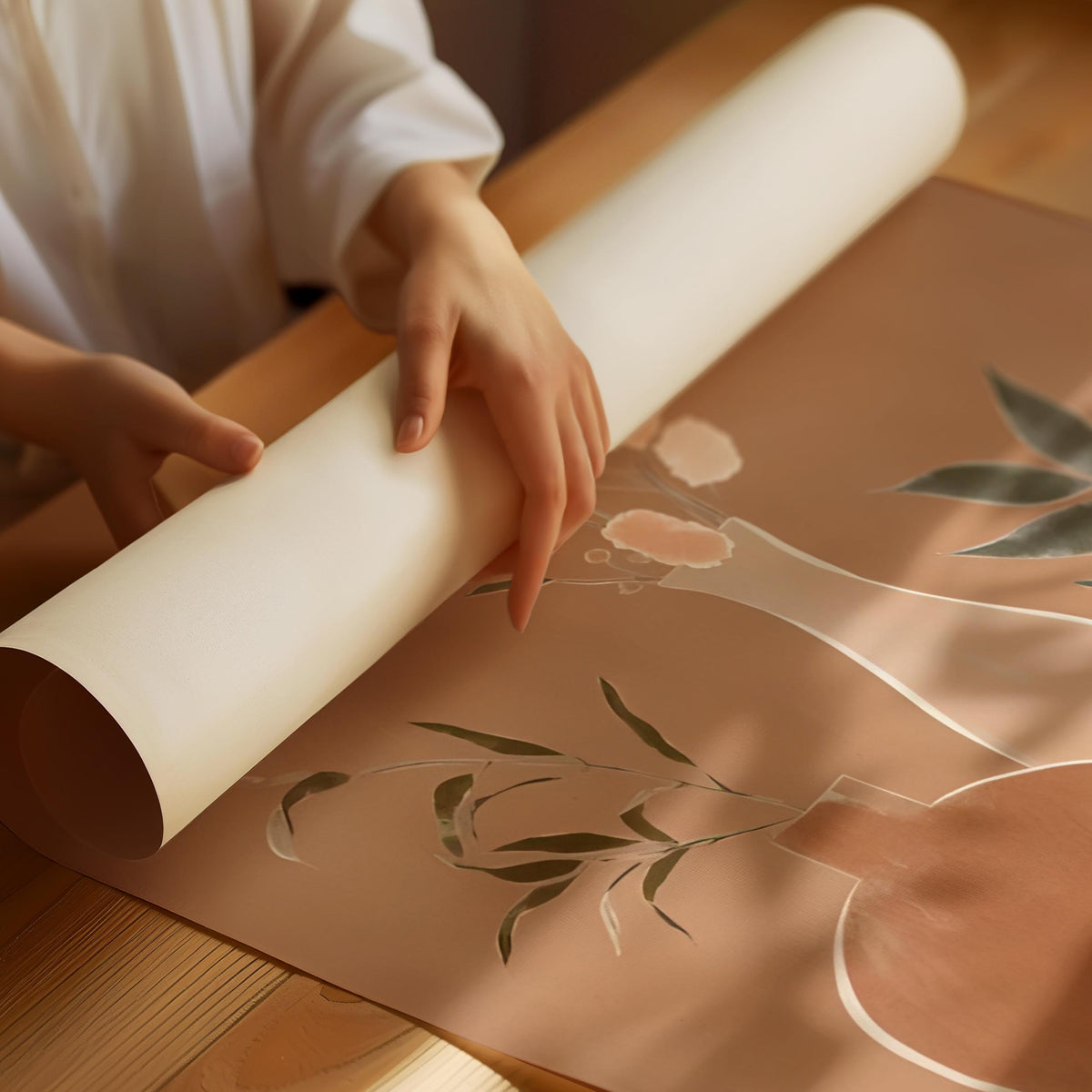 Boho vases Poster