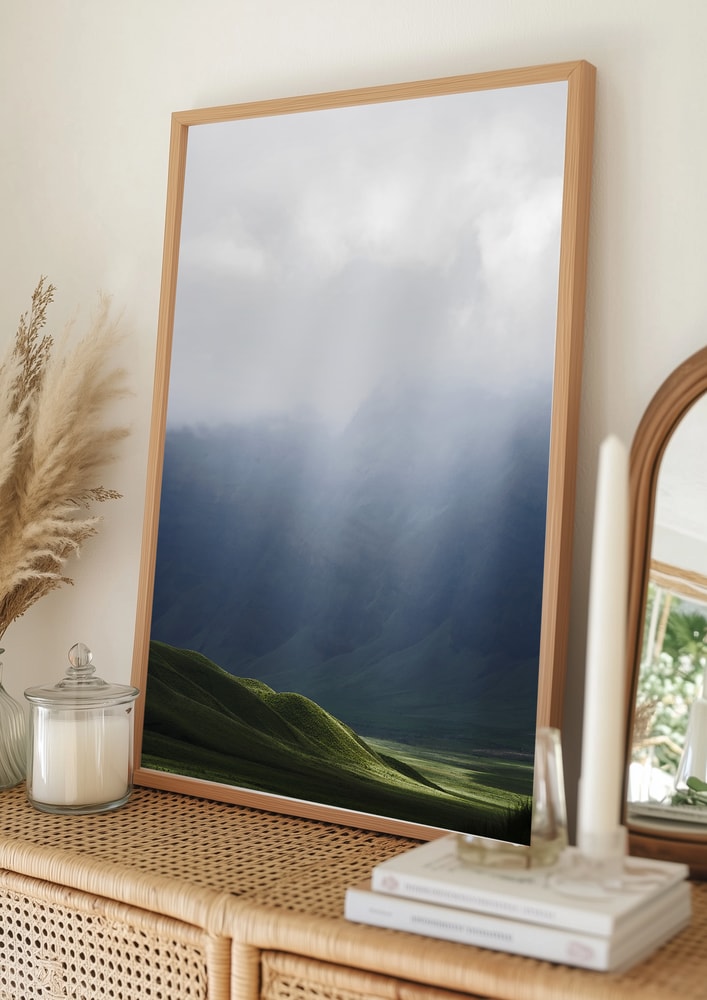 Misty Mountain Sunbeams Plakat