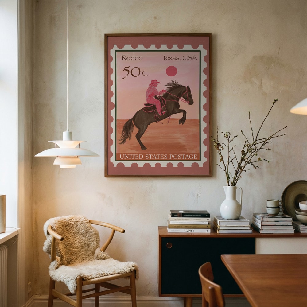 Texas Rodeo Rider Poster