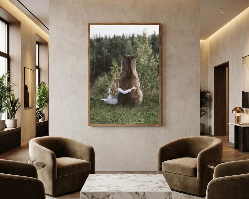 Fredfyldt Skov Favn Plakat