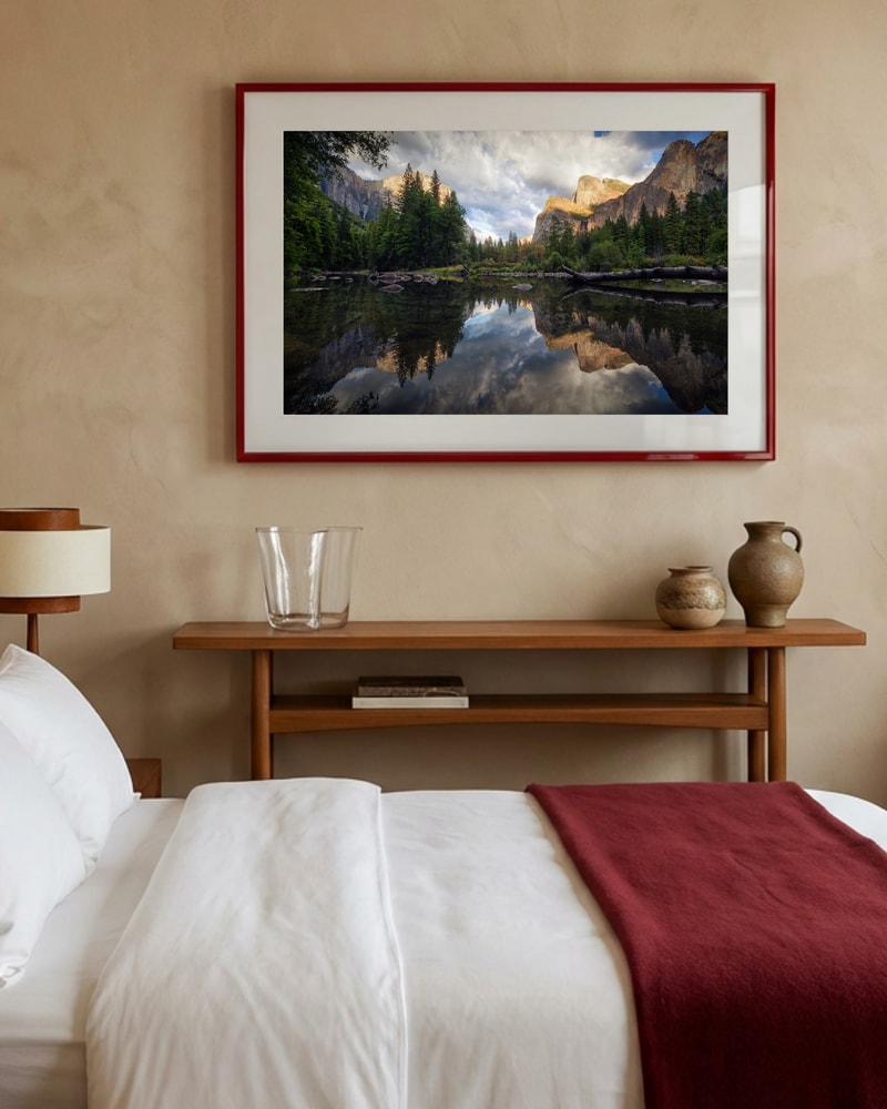 Yosemite River Reflection Plakat