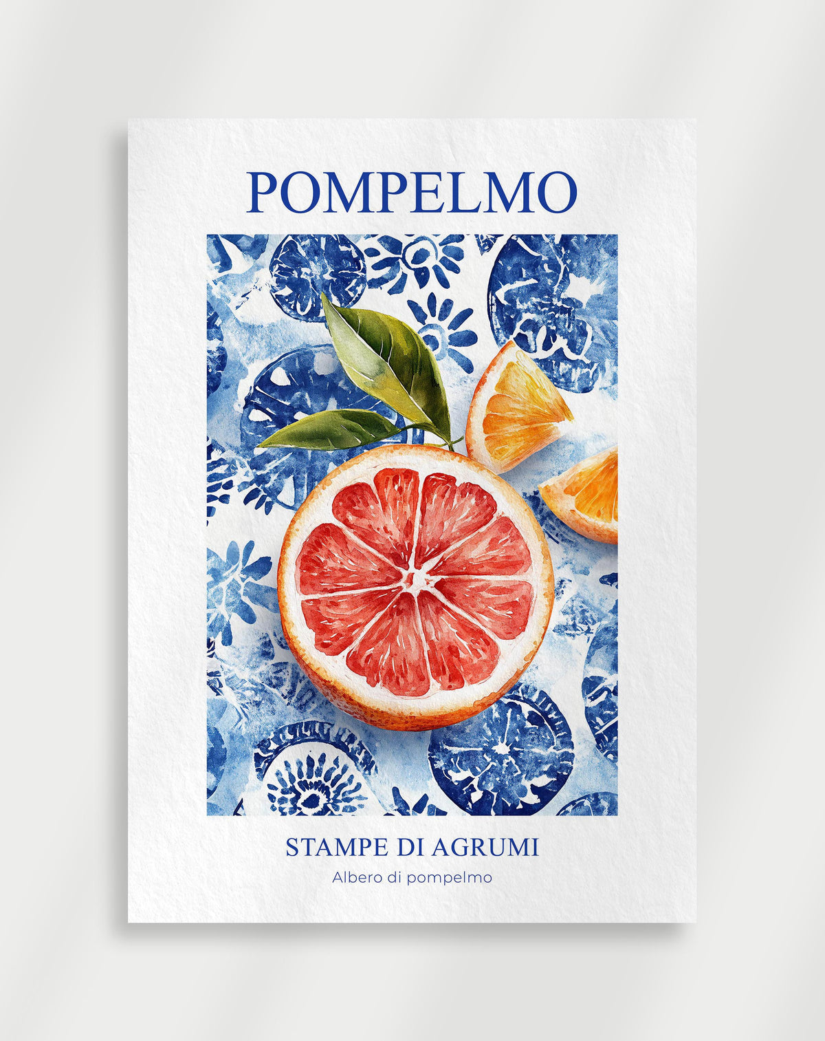 Pompelmo "Citrusprint" plakat