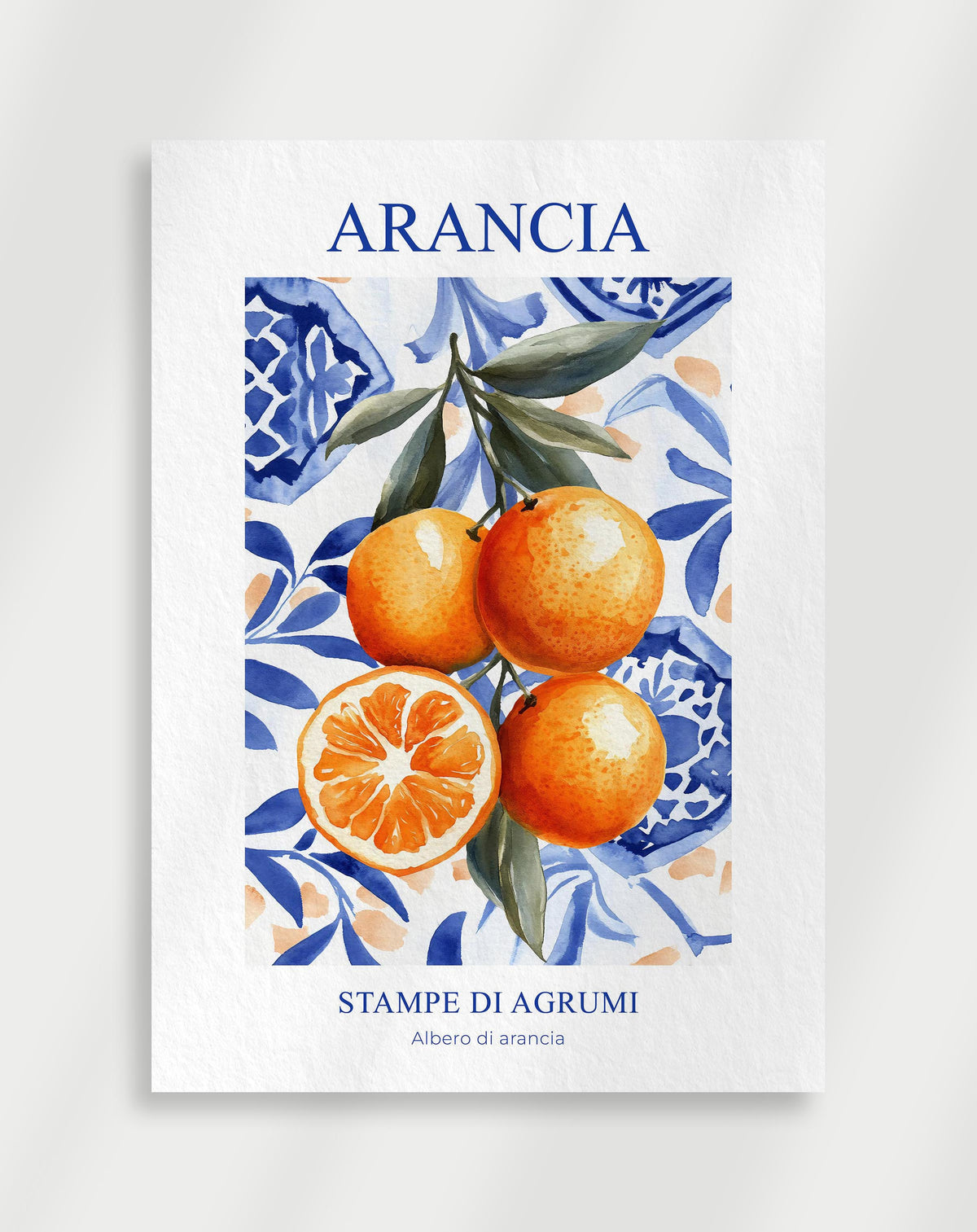 Appelsinplakat "Citrusprint"