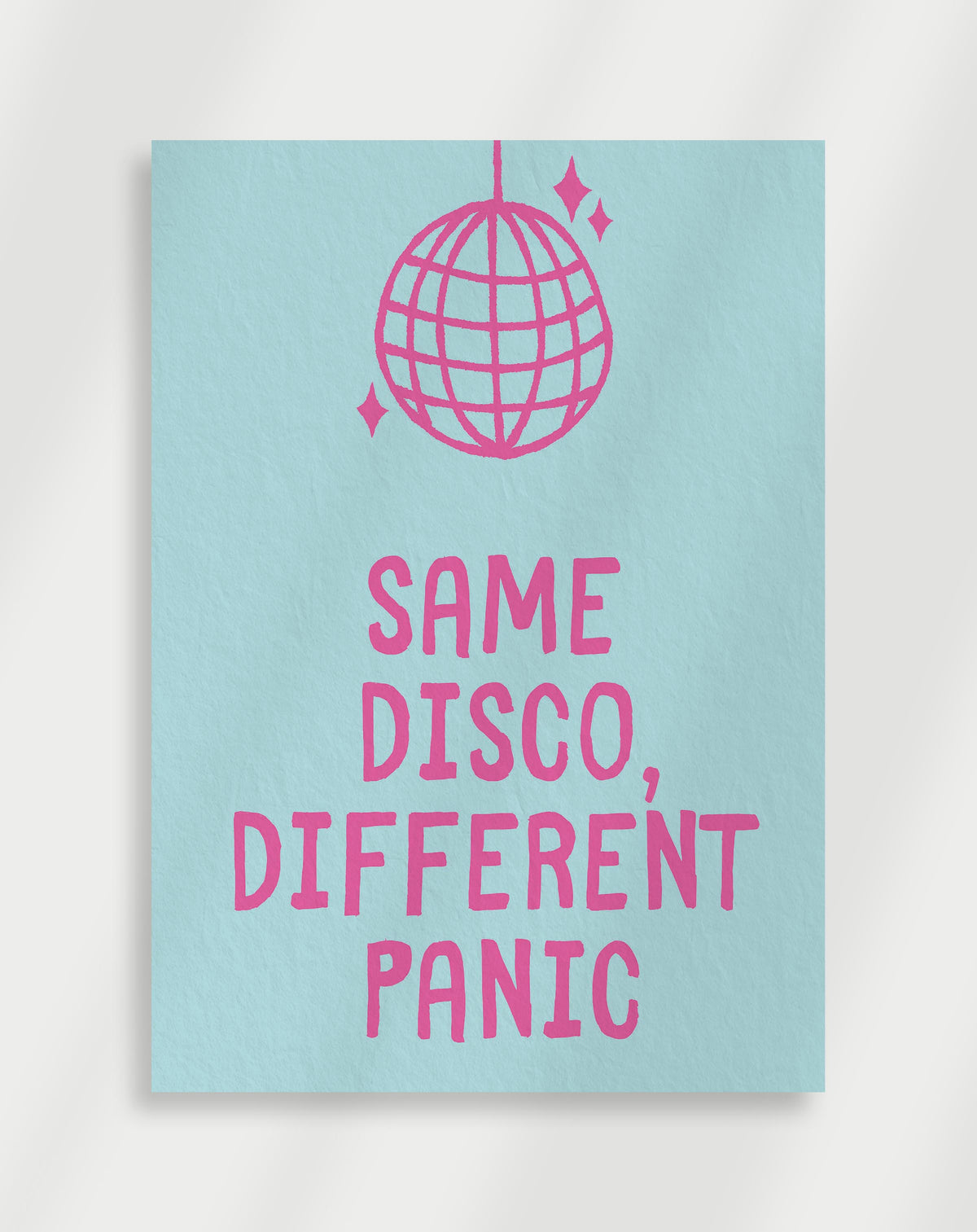 Funny Disco Ball Poster