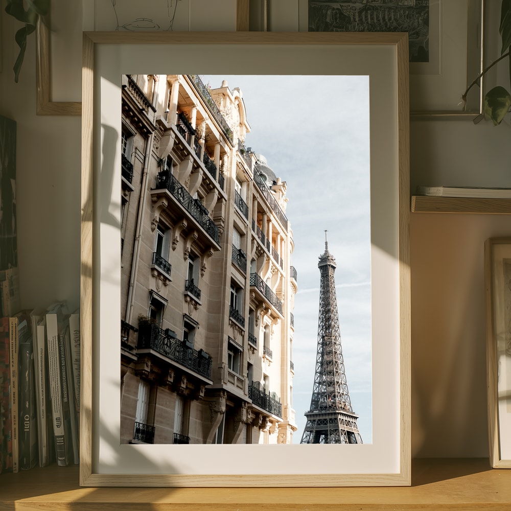 Eiffel Tower Paris View Poster