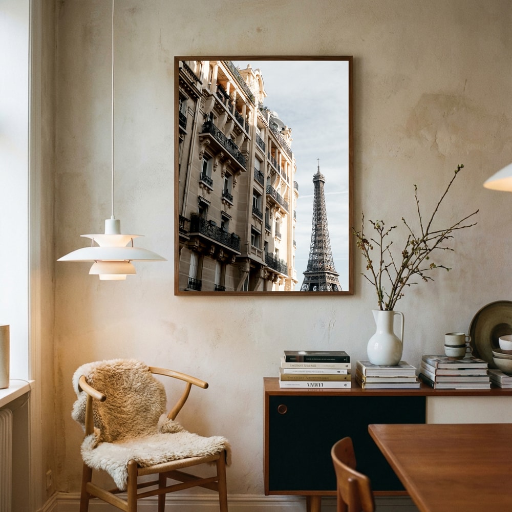 Eiffeltårnet Paris Udsigt Plakat