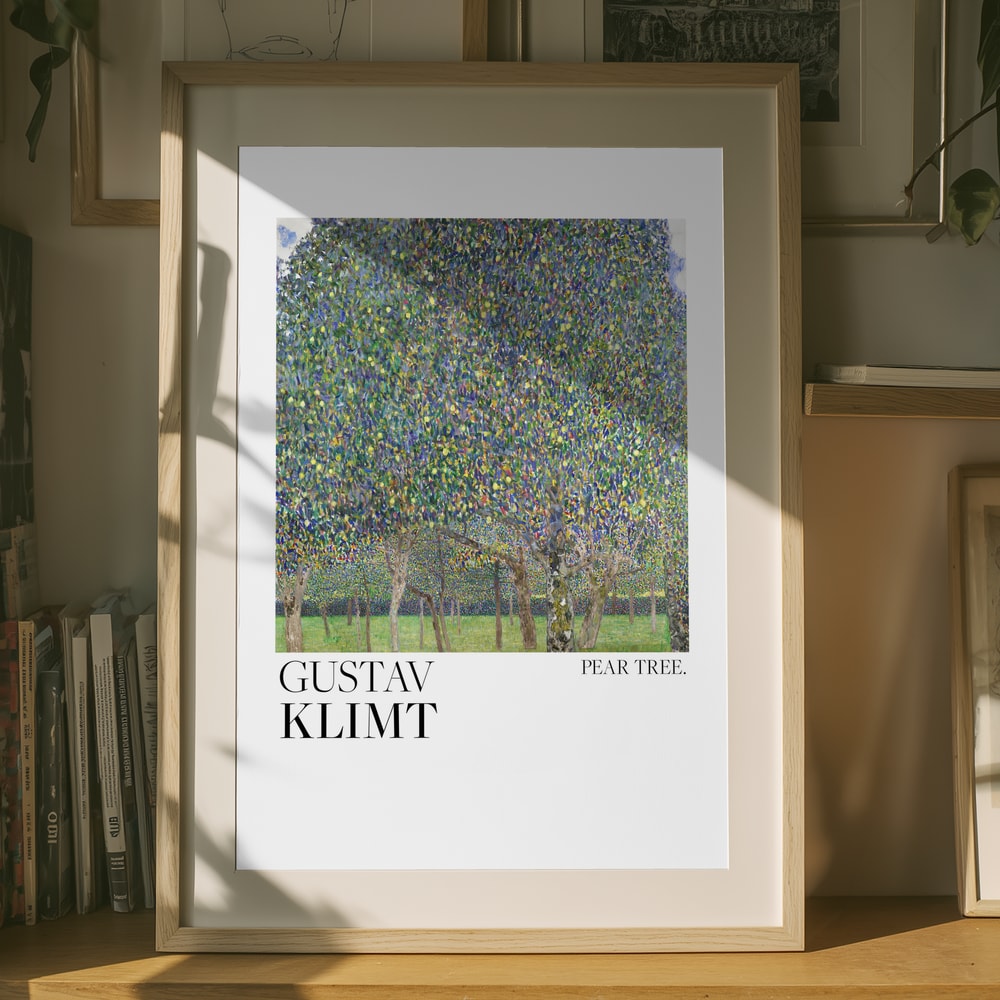 Gustav Klimt Pæretræ (1903) plakat