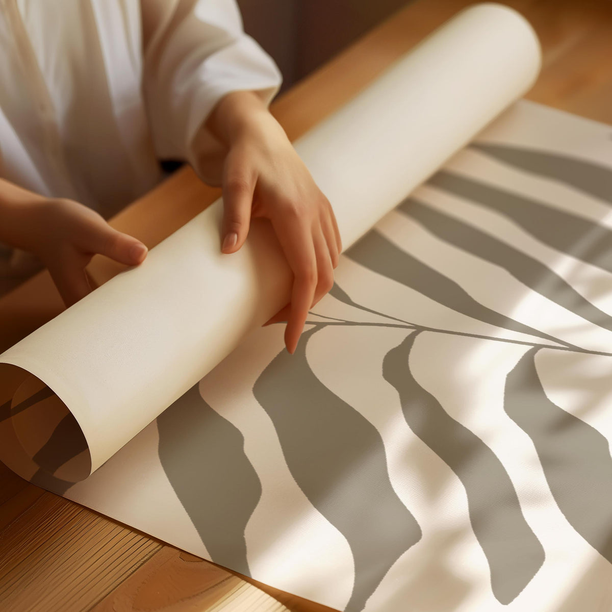 Boho palm leaf Poster