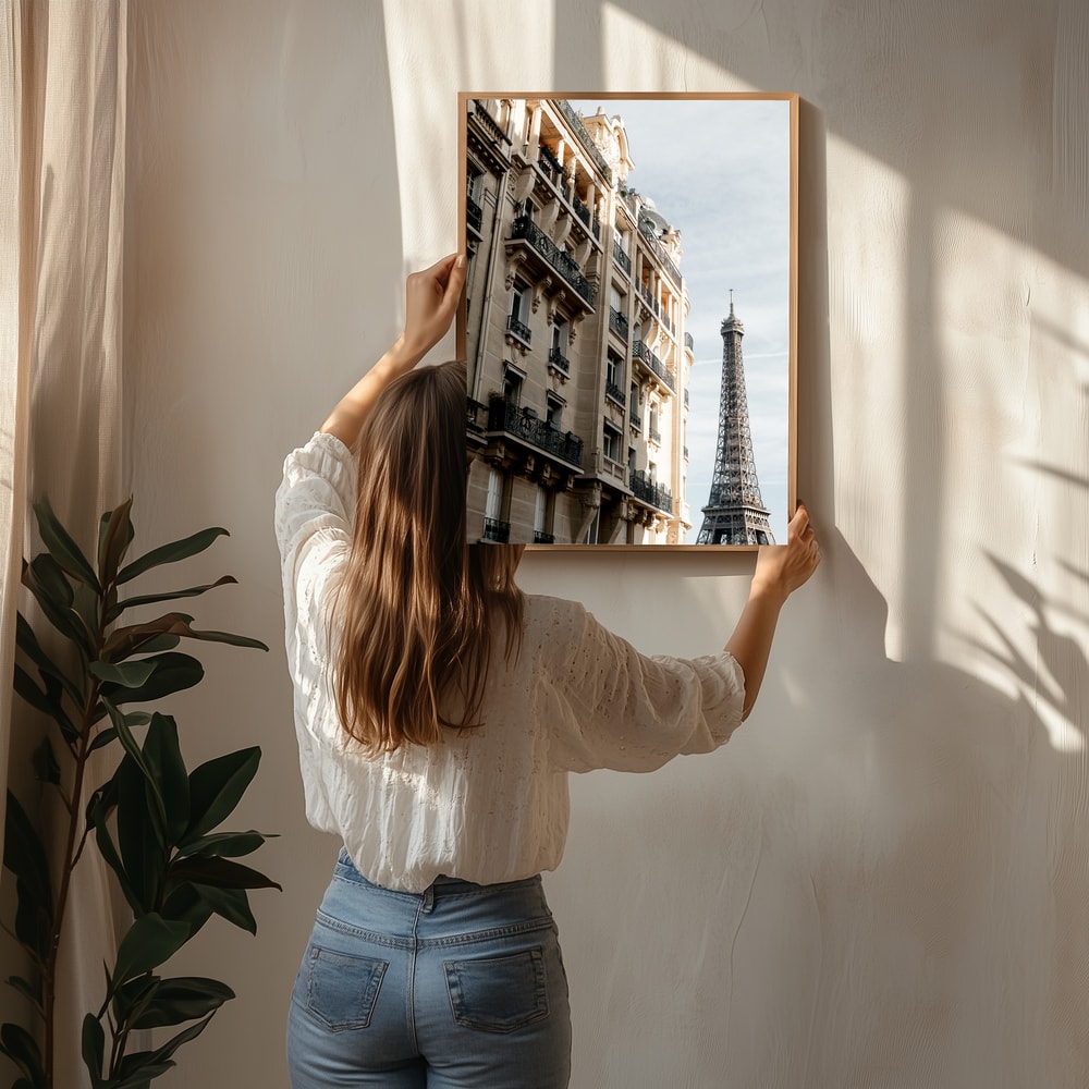 Eiffel Tower Paris View Poster