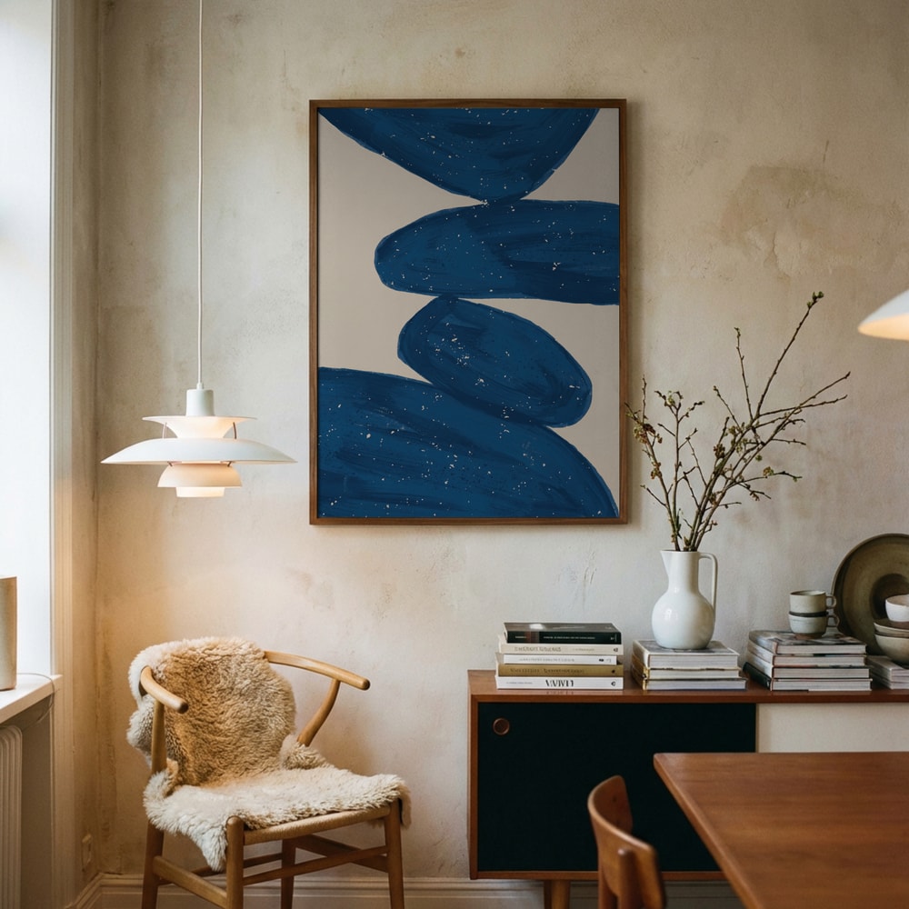 Økologisk Blue Balance-plakat