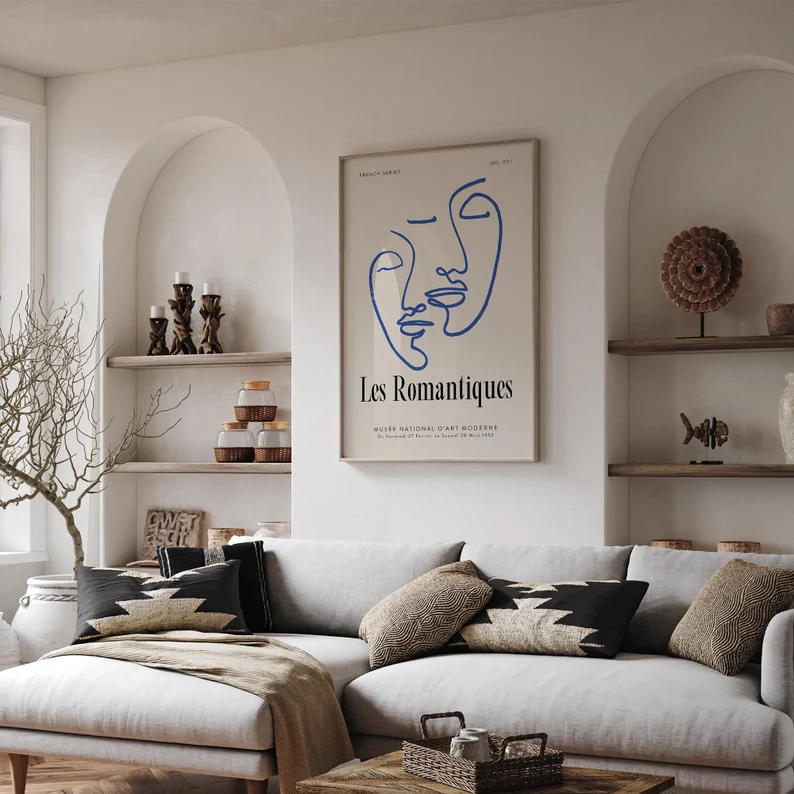 Fransk plakat "Les Romantiques"