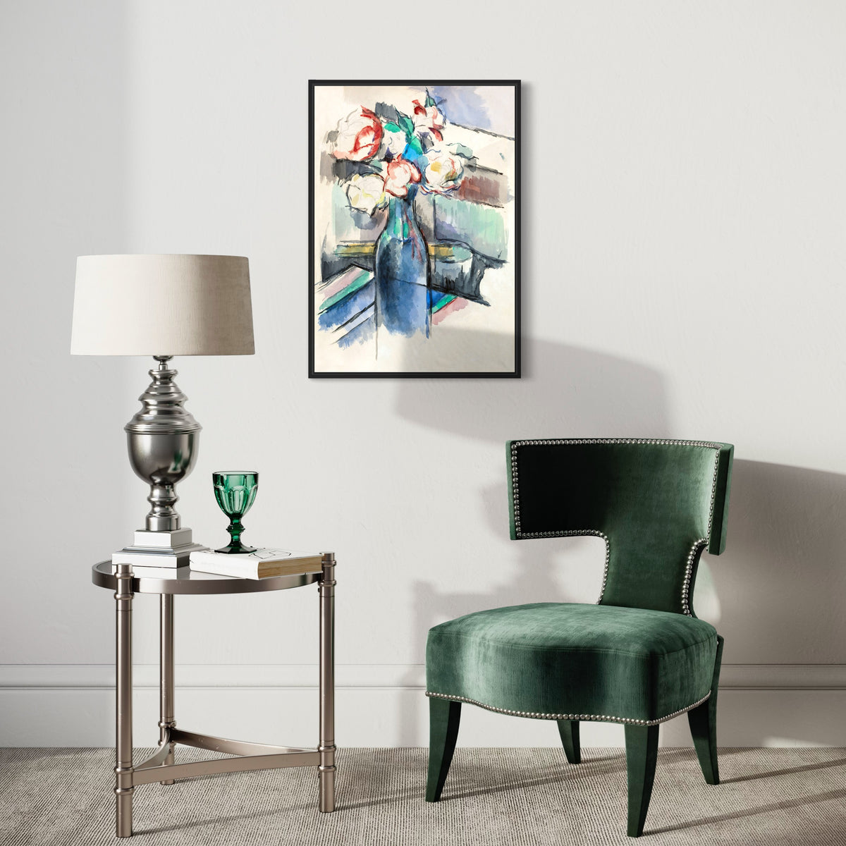 Vase Med Blomster Kunstplakat