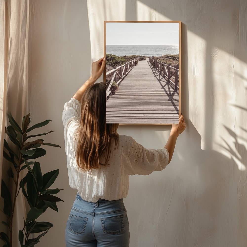Plakat med Kystpromenadesti