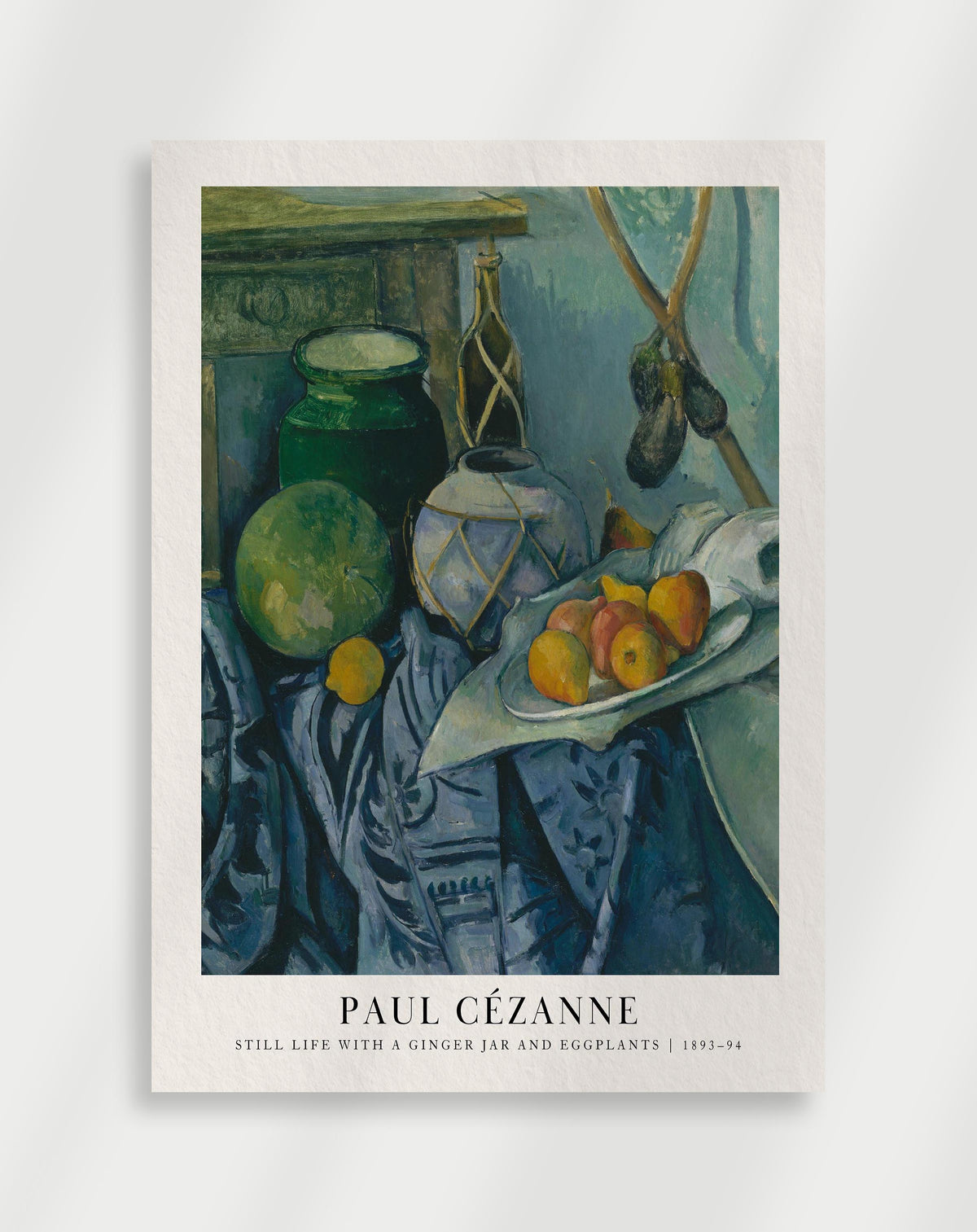 Paul Cézanne "Stilleben" Plakat