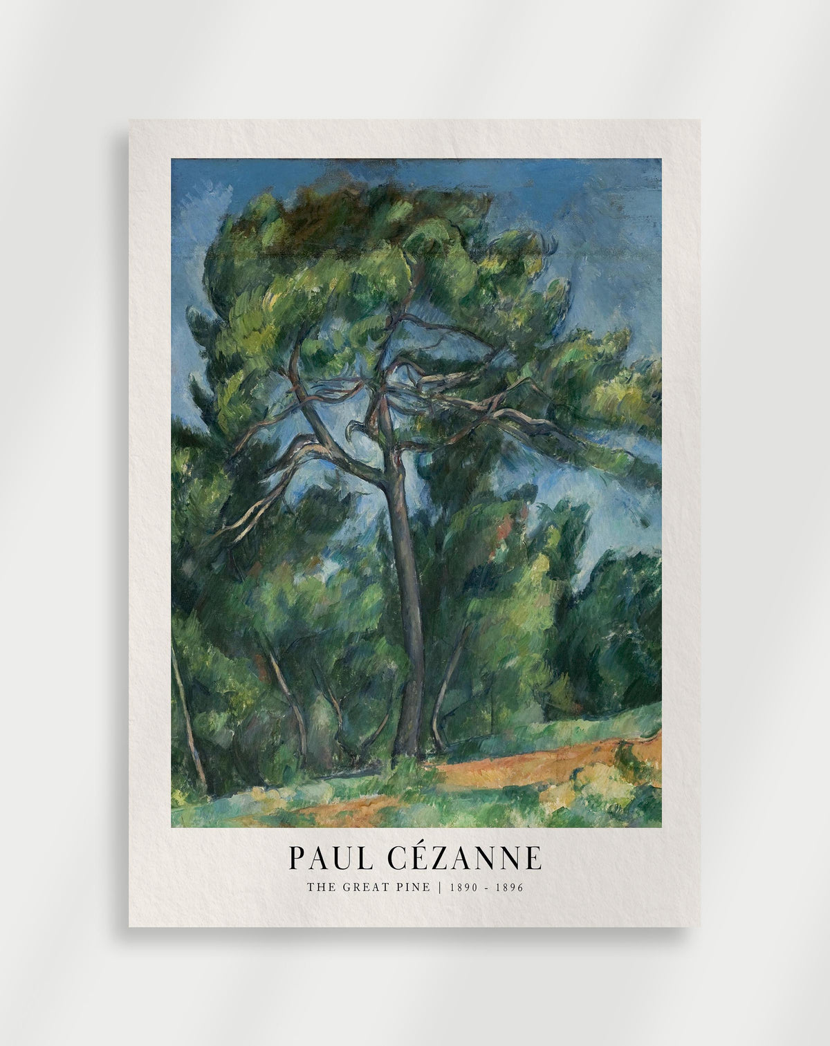 Paul Cézanne "Den store fyr" Plakat