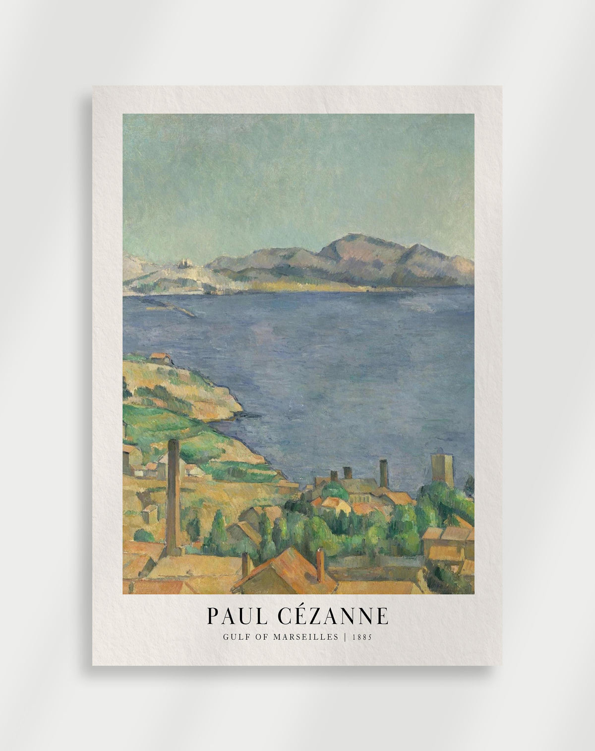 Paul Cézanne "Marseillebugten" Plakat