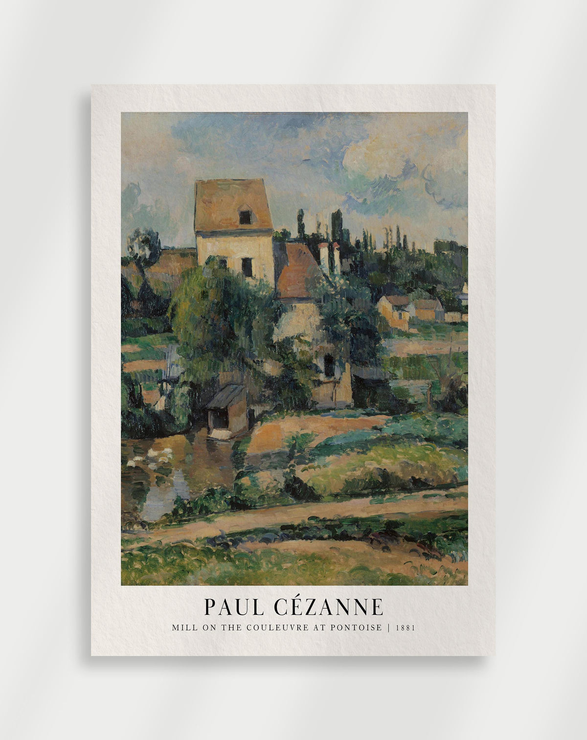Paul Cézanne "Møllen ved Couloubre" Plakat