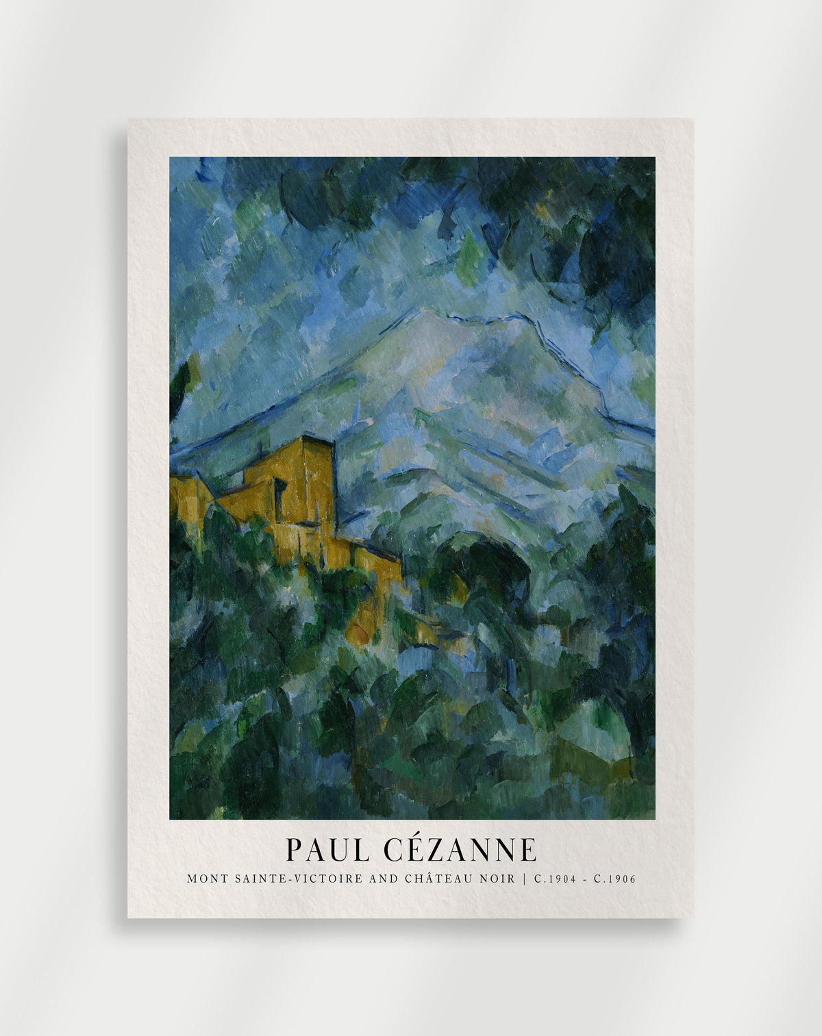 Paul Cézanne "Mont Sainte-Victoire" Plakat