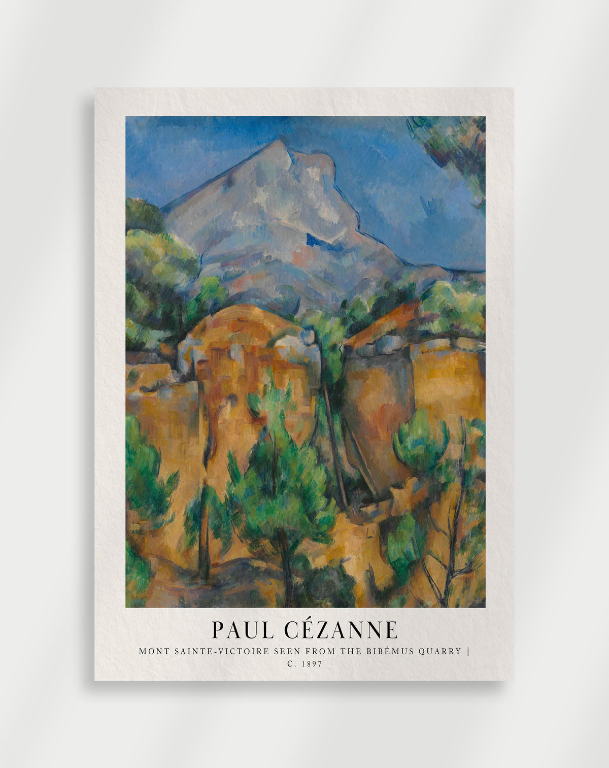 Paul Cézanne "Mont Sainte-Victoire" Plakat