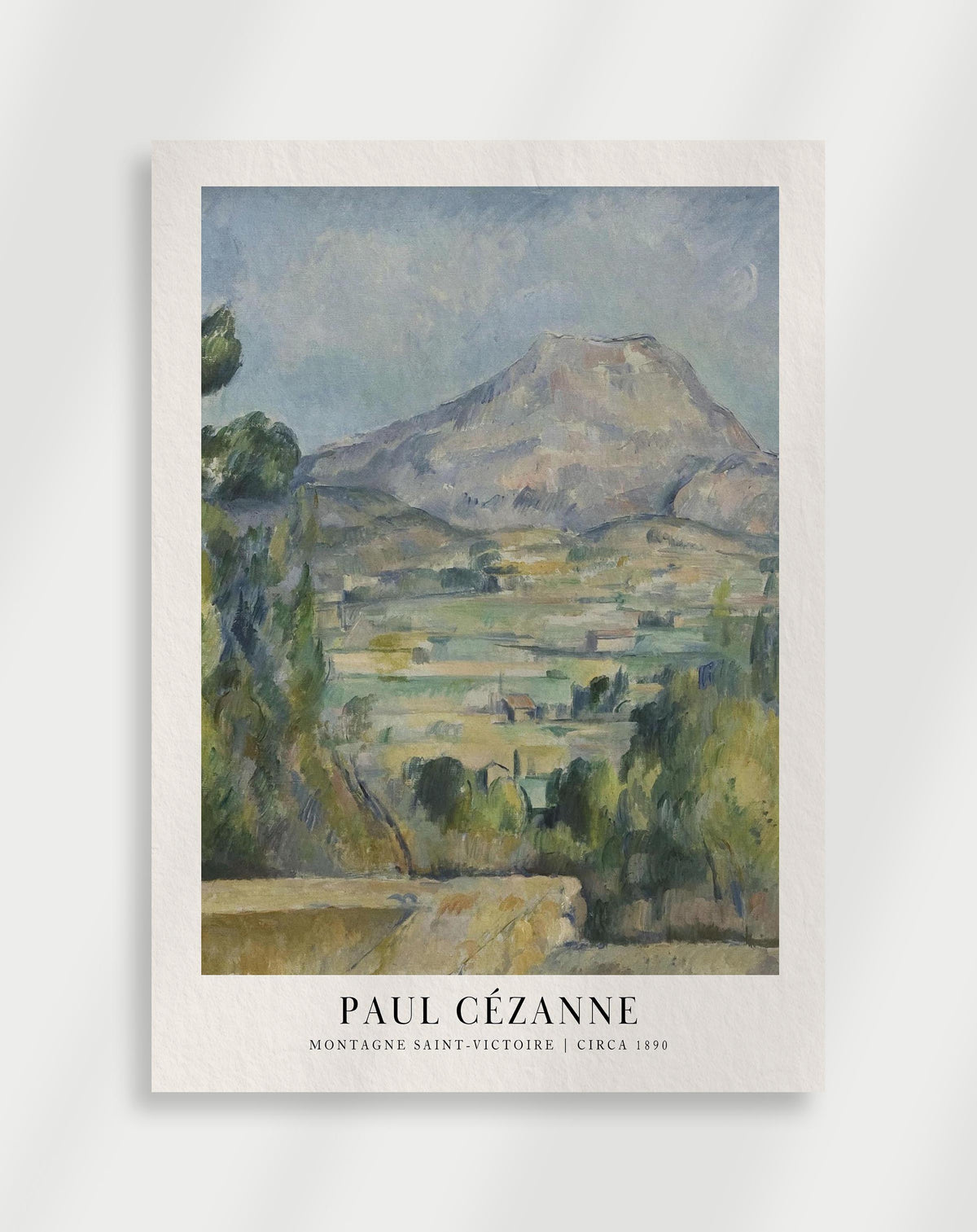 Paul Cézanne "Montagne Sainte-Victoire" Plakat
