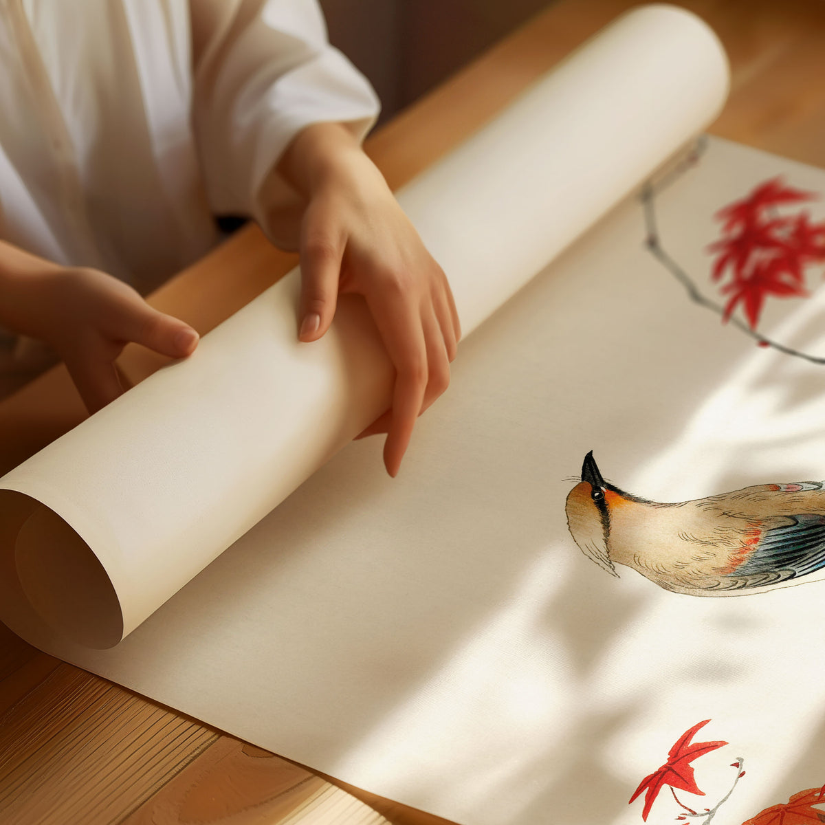 Fugl Japandi Plakat