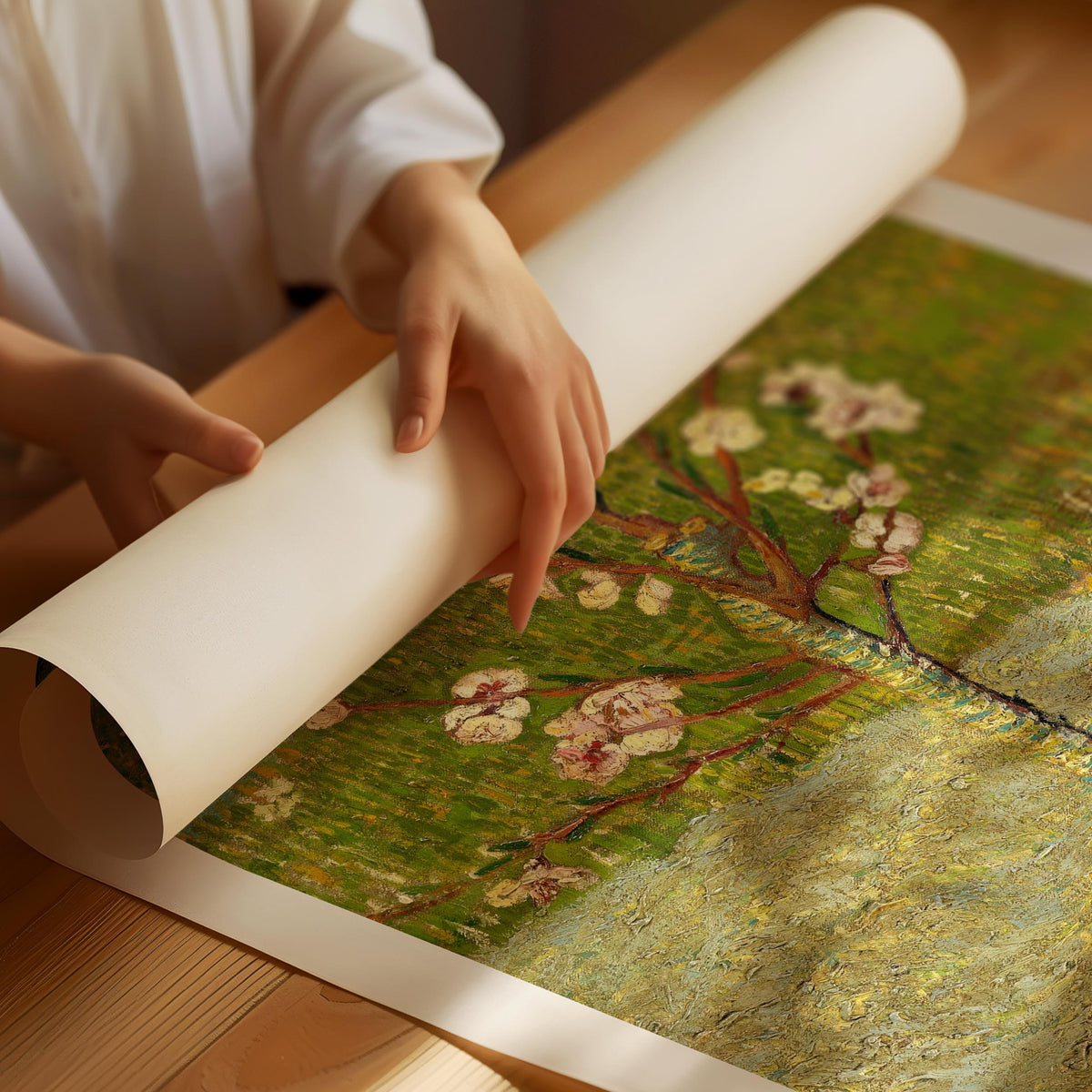 Vincent Van Gogh  Almond Tree in Blossom Poster