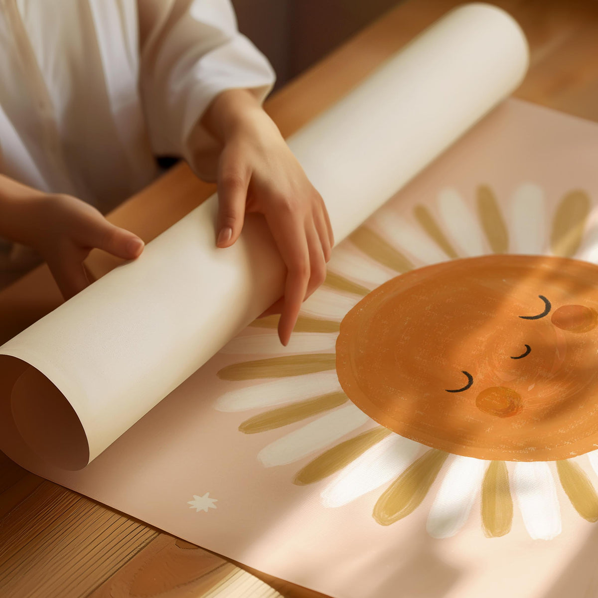 Smiling sun Poster