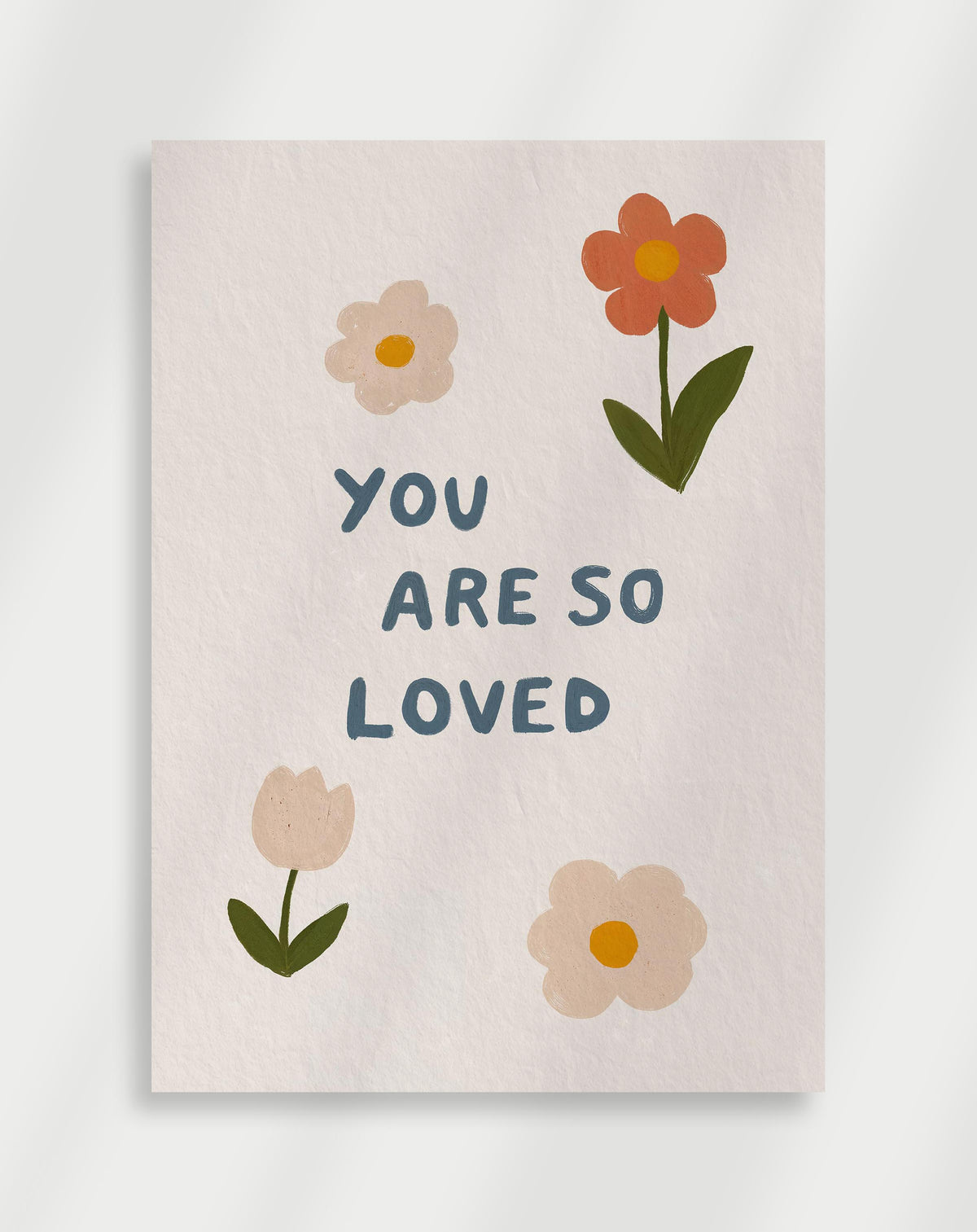 Plakat med blomster