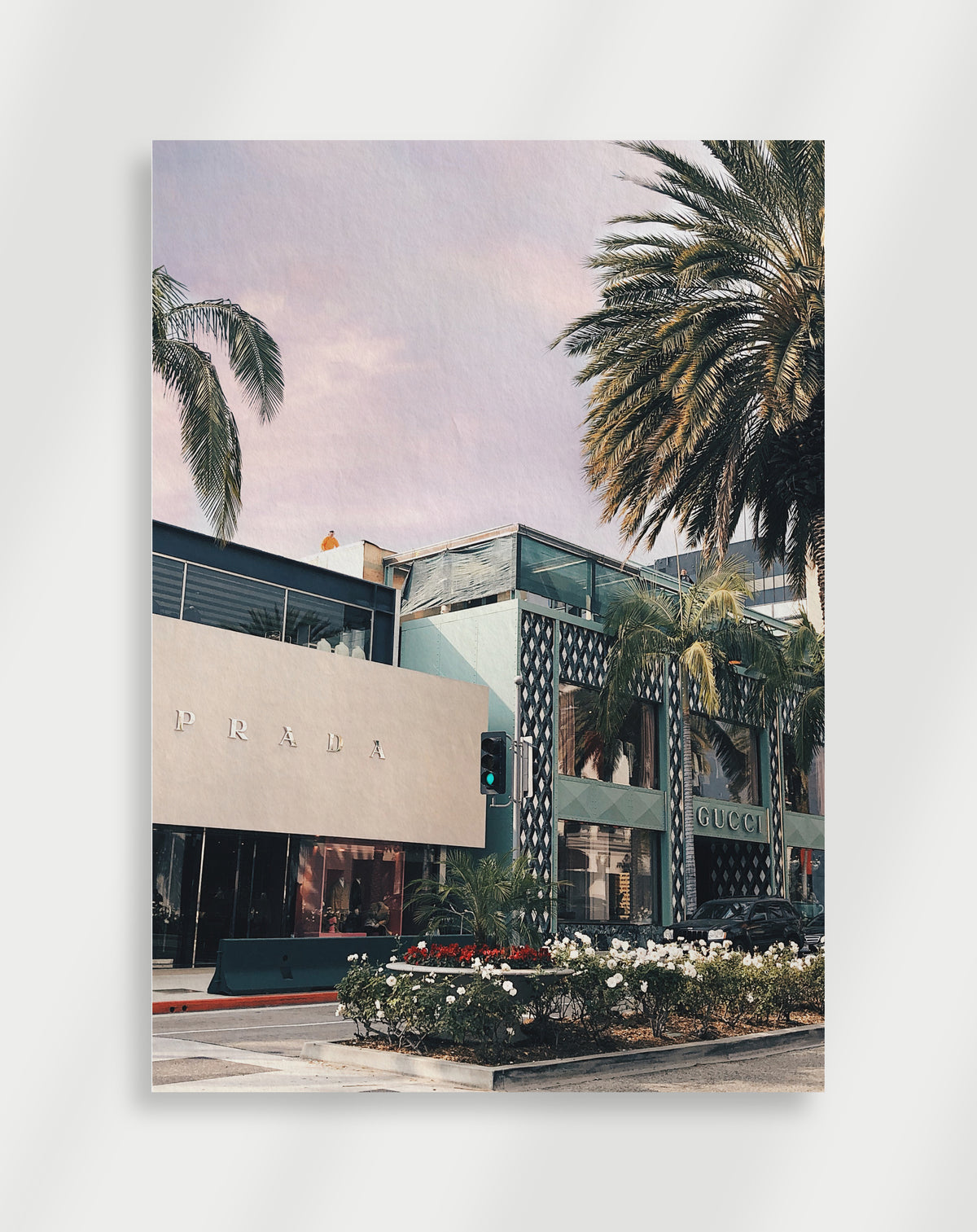 Prada x Gucci Designerplakat