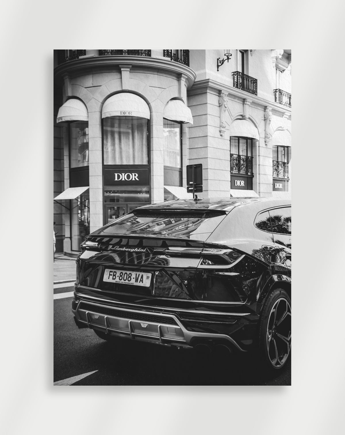 Lamborghini x Dior Designerplakat