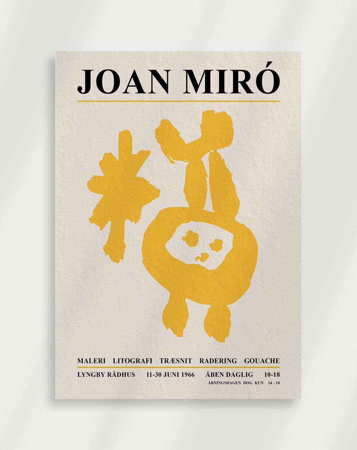 Juan Miro Art Poster