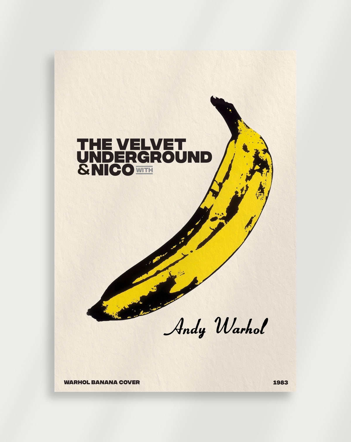 Warhol Banan Kunstplakat