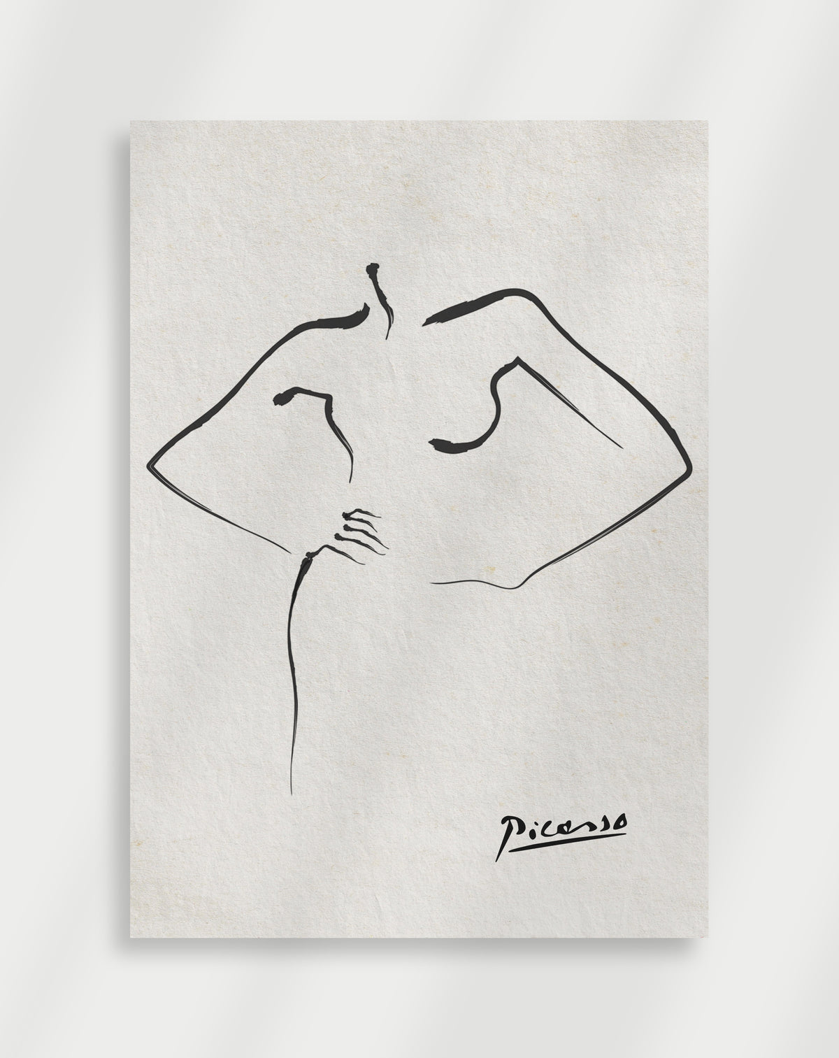 Picasso Kunstfigur Plakat