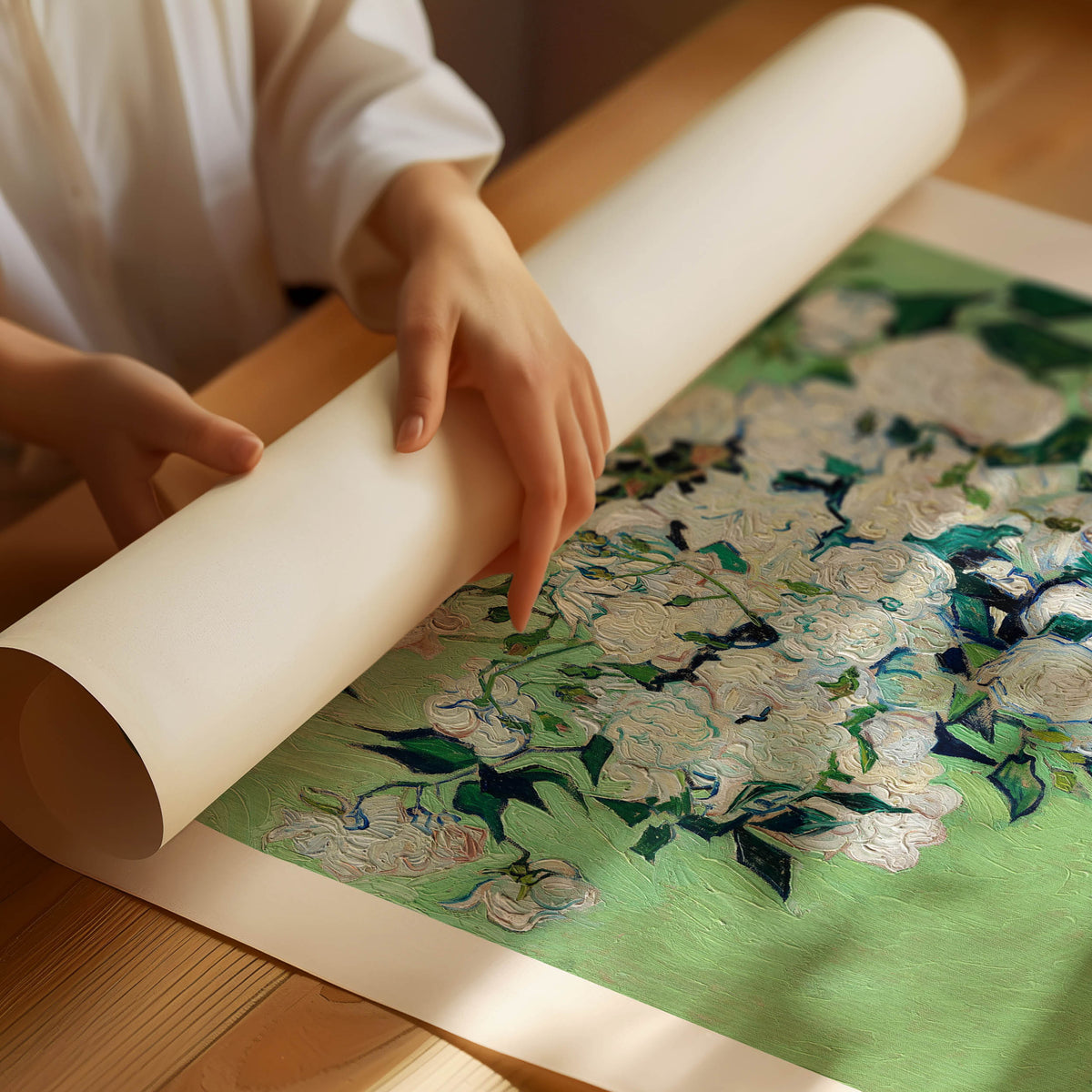 Vincent Van Gogh Roses Poster