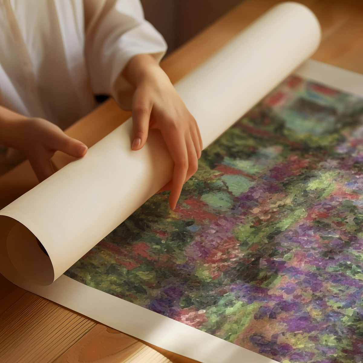 Claude Monet Garden Poster