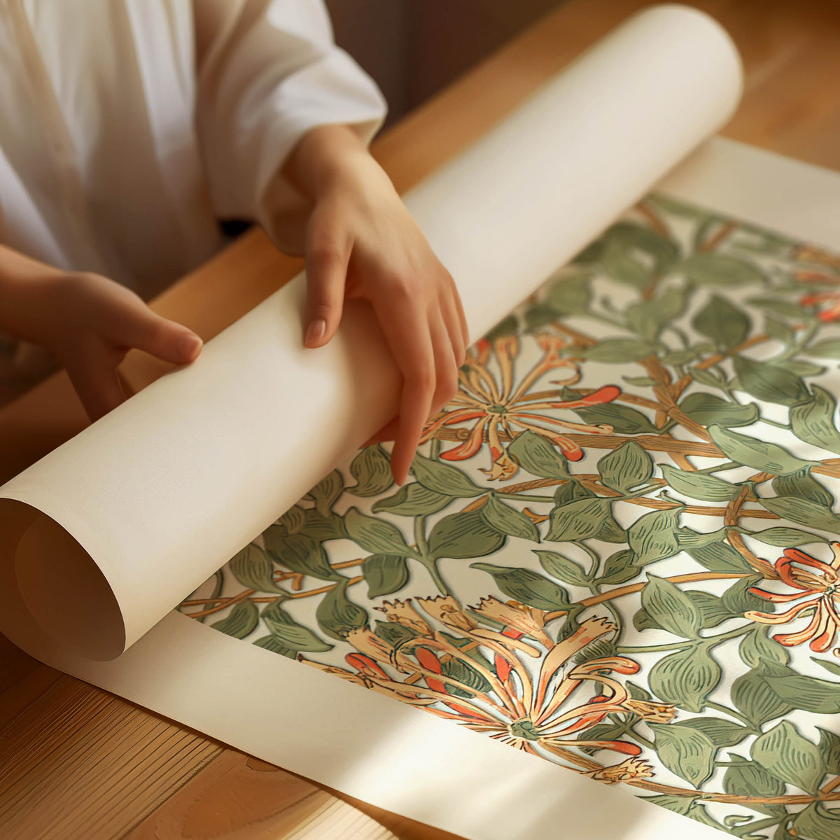 William Morris Honeysuckle Poster