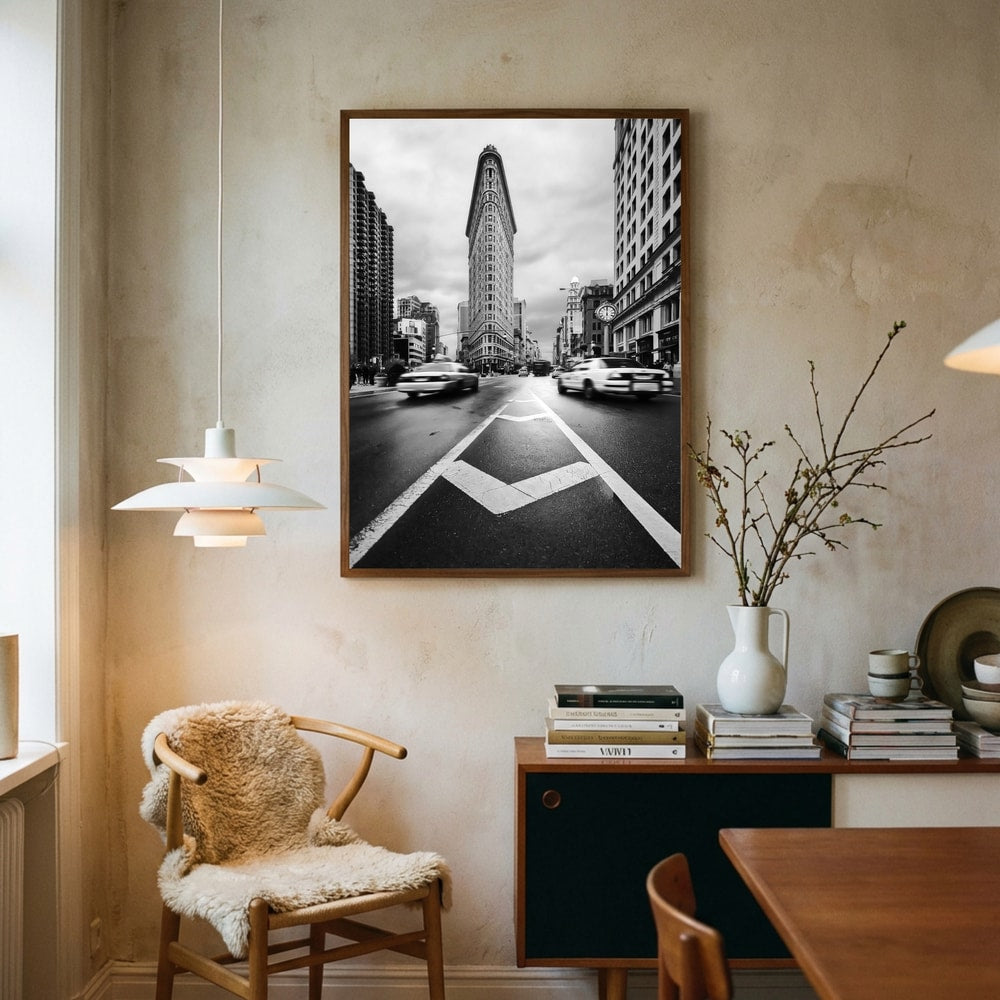 Ikonisk Flatiron By Bevægelsesplakat