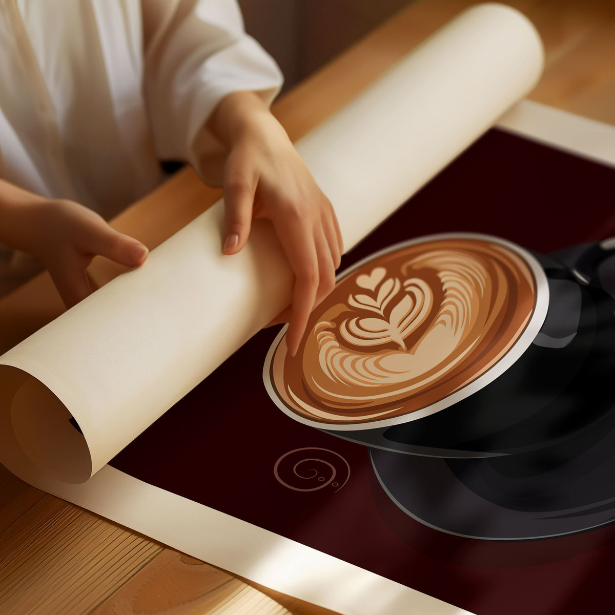 Cappuccino Kaffeplakat