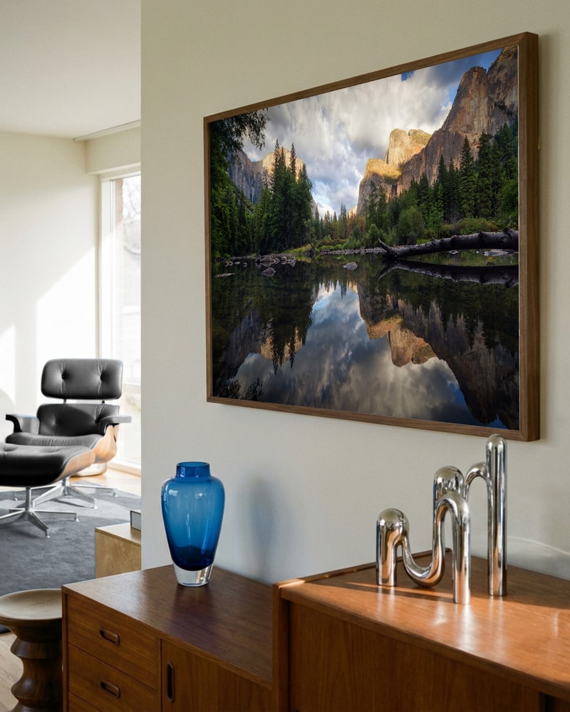Yosemite River Reflection Plakat
