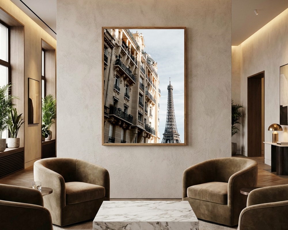 Eiffel Tower Paris View Poster