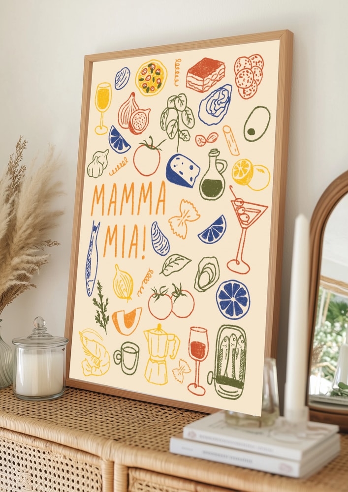 Mamma Mia Italiensk Madplakat